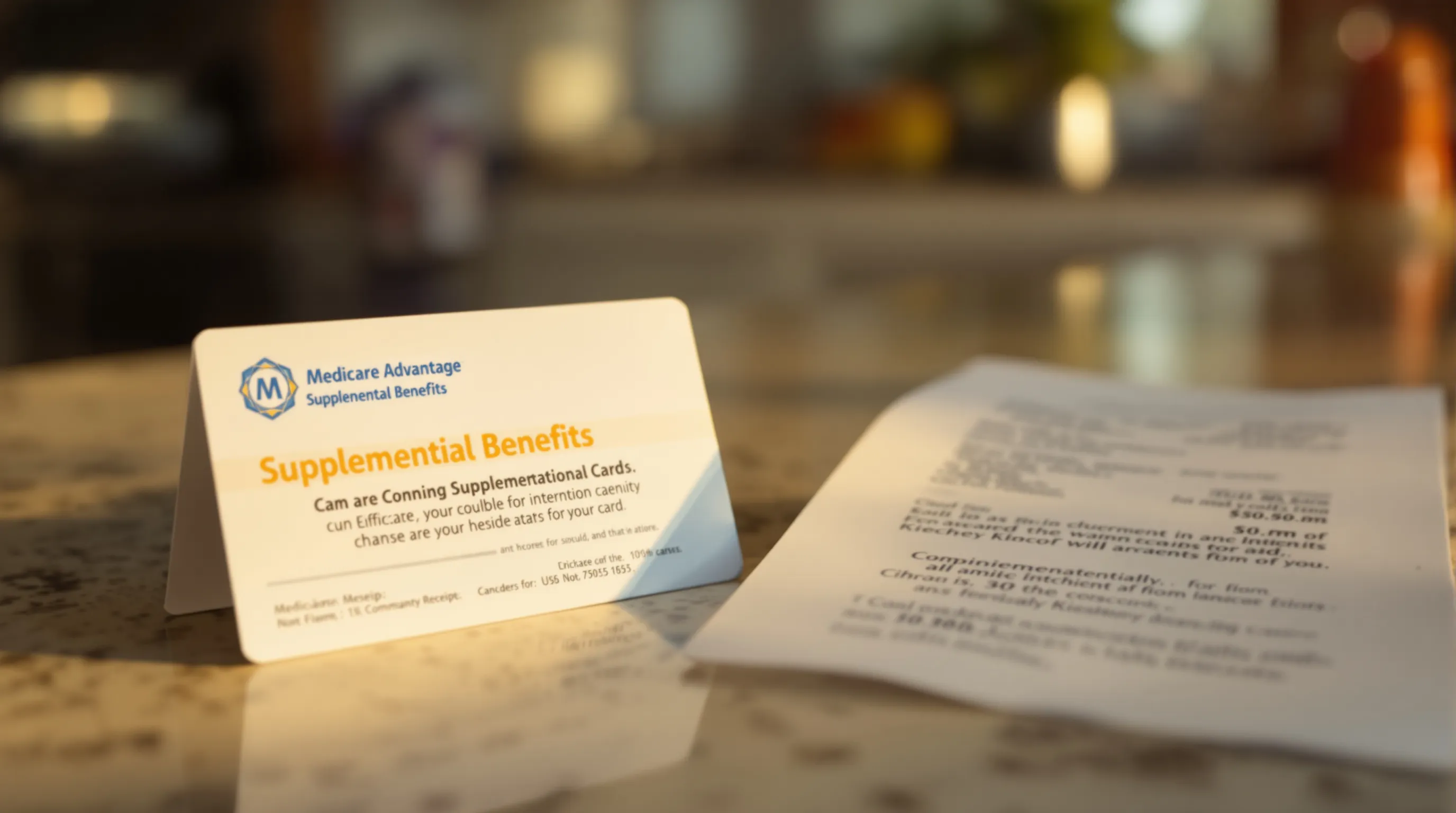 Medicare Advantage supplemental benefits OTC card