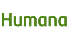 Humana logo in green text.